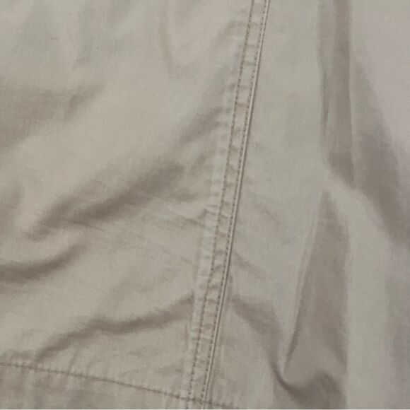 J Crew Wedgewood Trench Coat Mens L Brown Lightweight Button Front Felix Patch - Picture 11 of 13